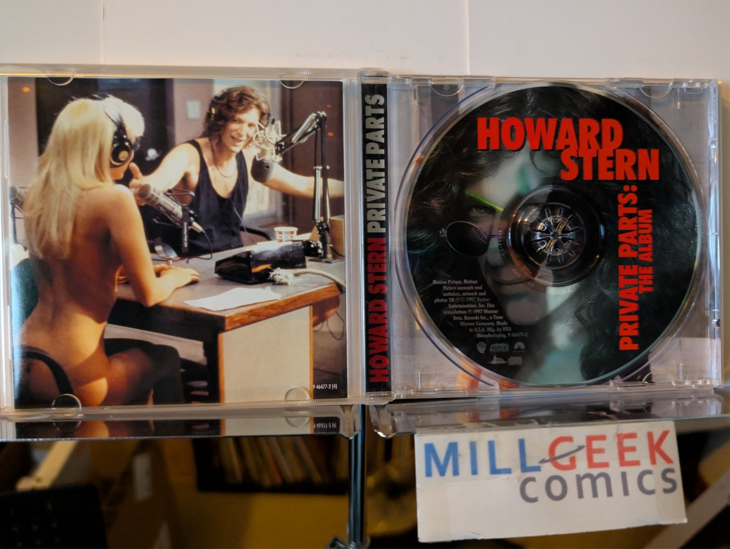 Rock and Comedy 2 CD Lot (Howard Stern, Tenacious D) -JD