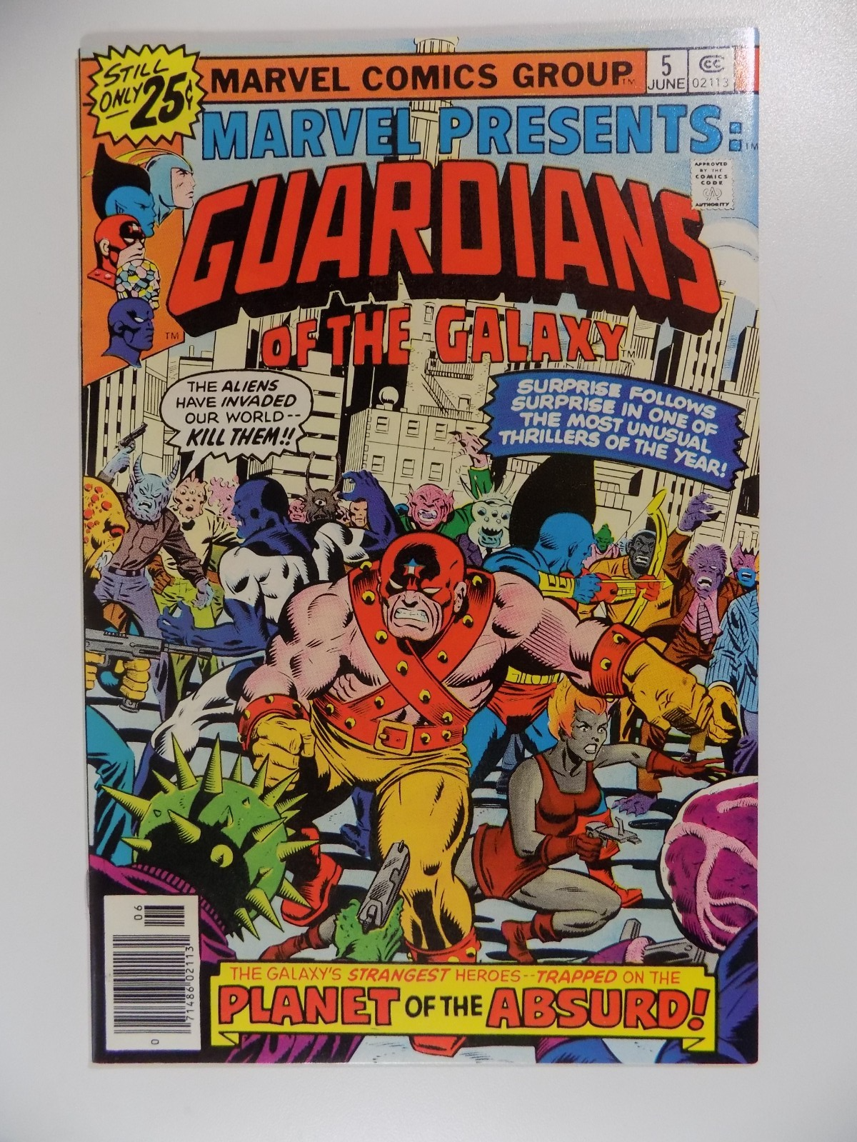 Marvel Presents: Guardians of the Galaxy #5 Marvel Comic June 1976 Near Mint