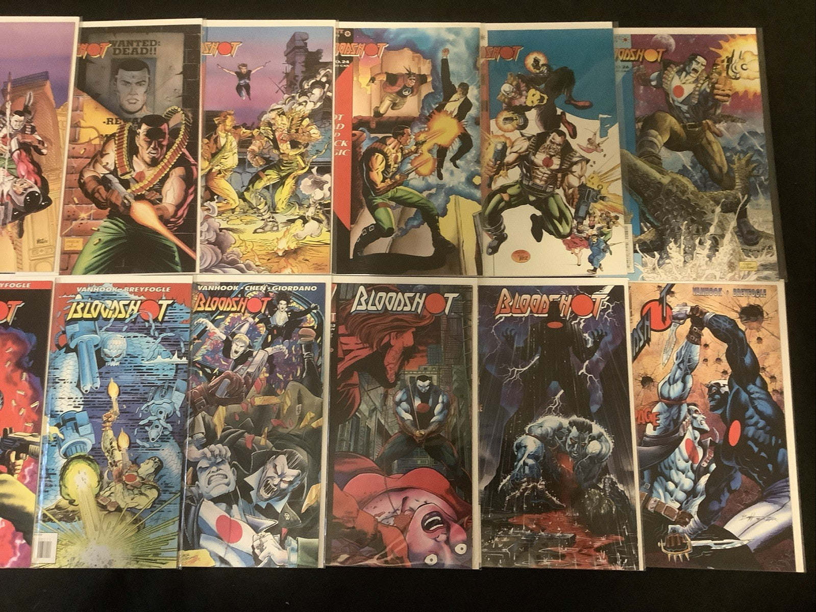Bloodshot #0-51 + Yearbook + Last Stand Complete Comic Set, Valiant, 1993
