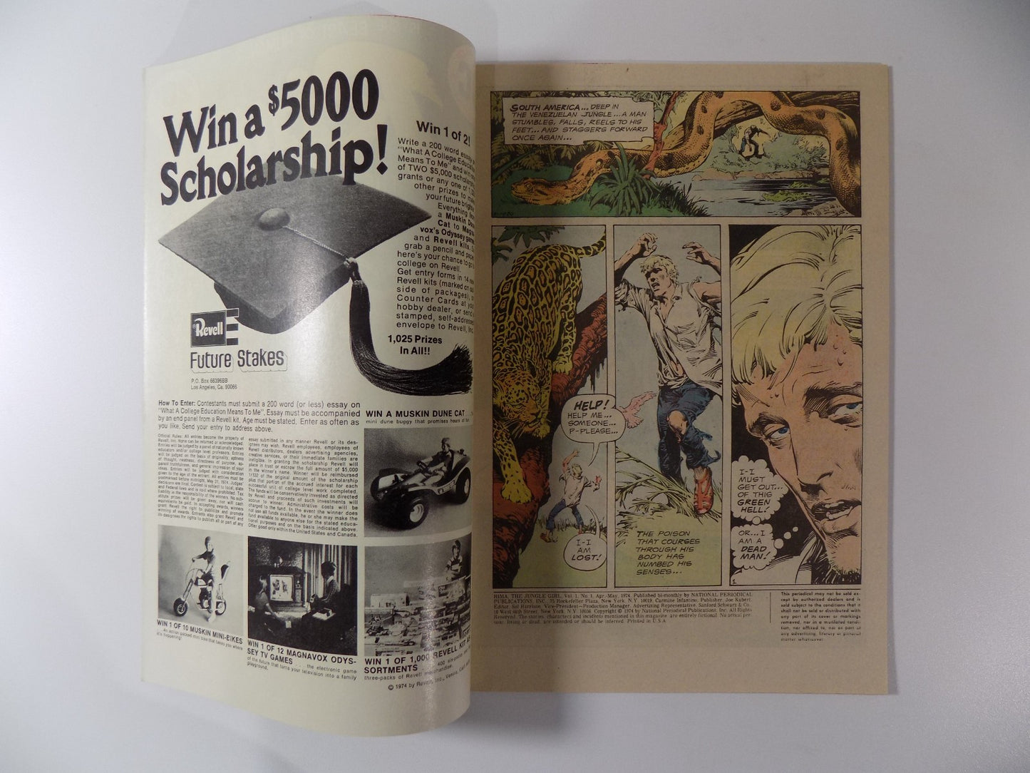 Rima the Jungle Girl #1-7 Complete! DC Comics 1974-75 VF or Better