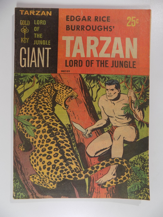 Tarzan Lord o/t Jungle #1 Gold Key Giant Comic 1965 Fine/Very Fine