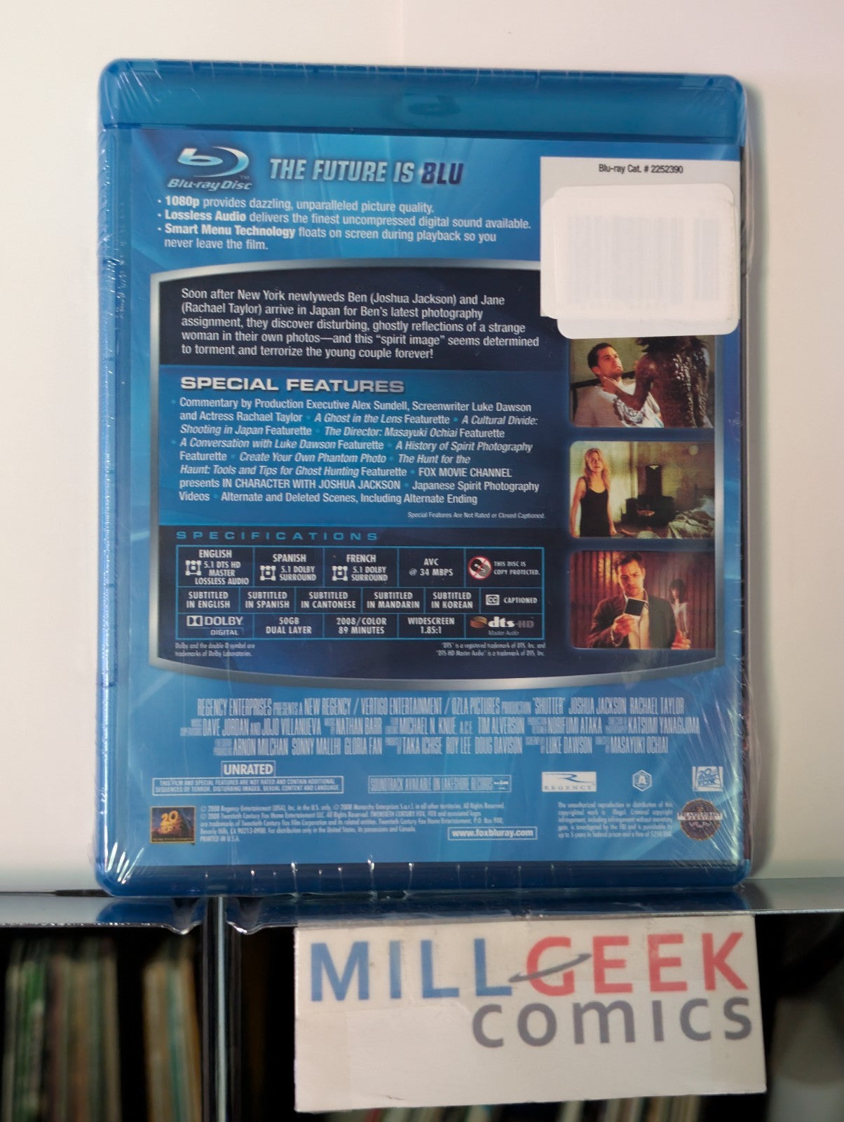 Shutter, Unrated, Joshua Jackson (Blu-ray) -JD