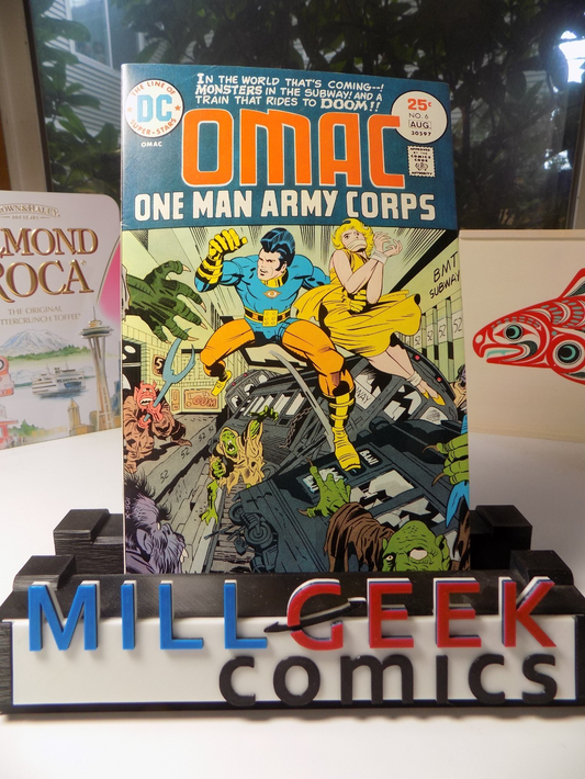 OMAC #6 DC Comic August 1975 Very Fine+