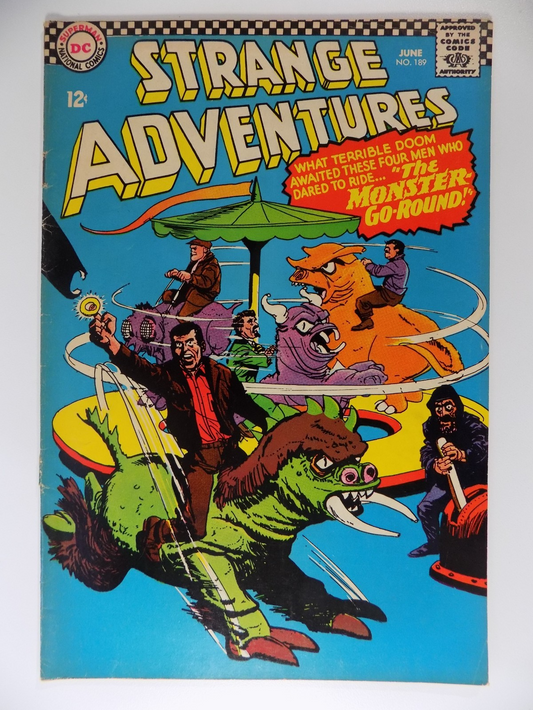 Strange Adventures #189 DC Comic June 1966 Fine+