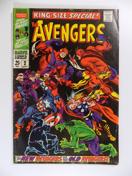 Avengers King-Size Special! #2 Marvel Comic September 1968 Fine-