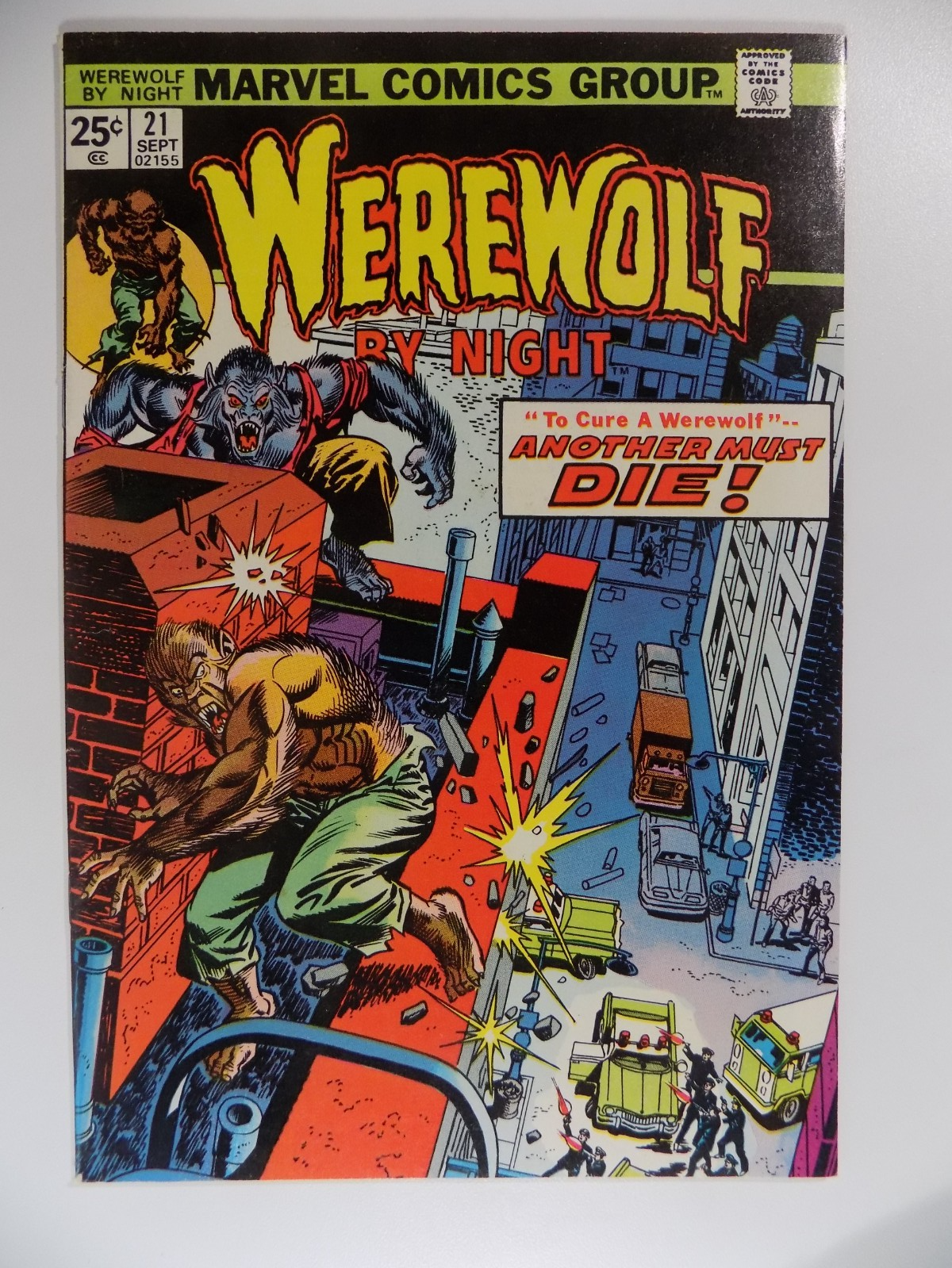 Werewolf by Night #21 Marvel Comic September 1974 Very Fine-