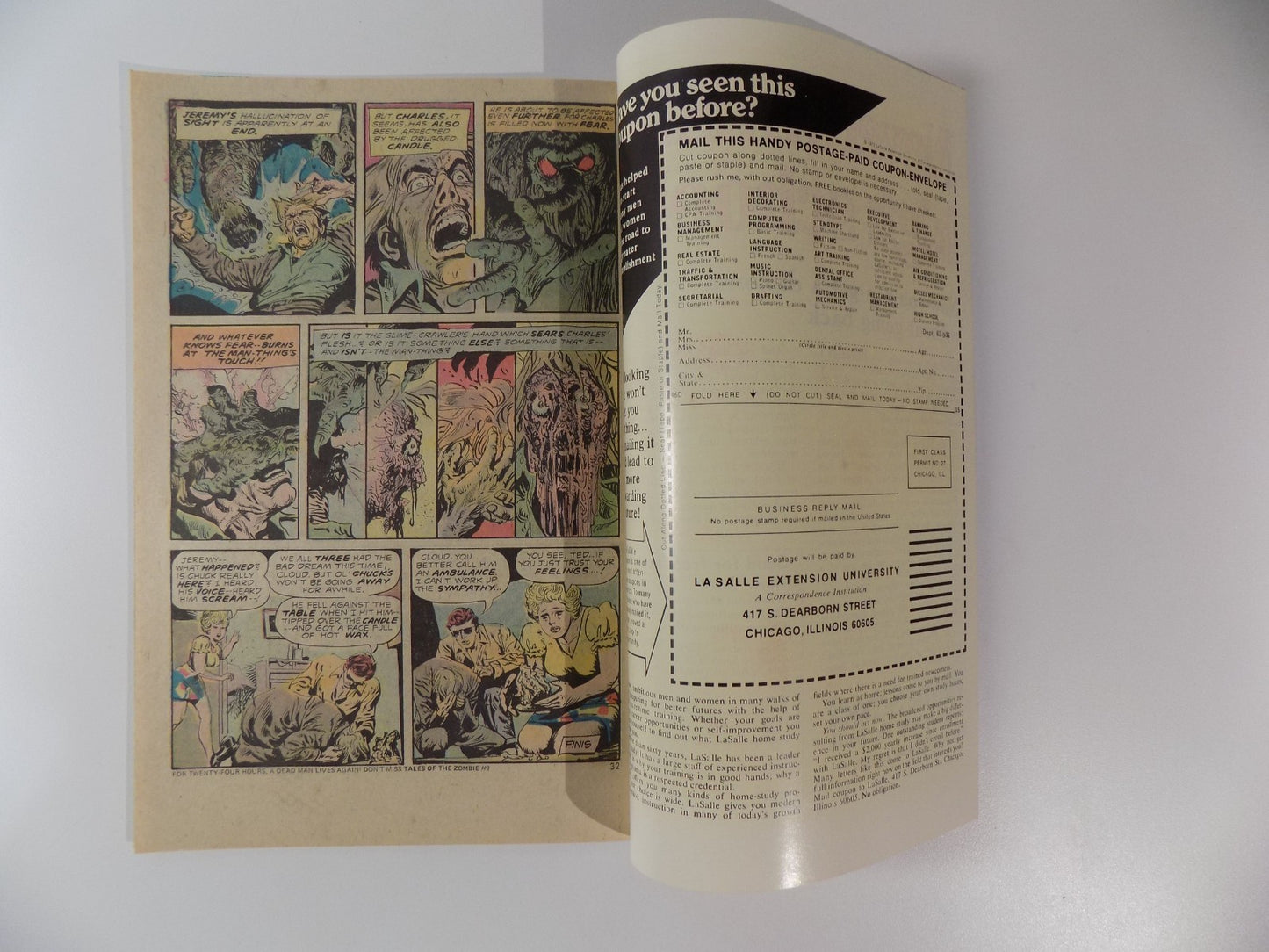Man-Thing #15 Marvel Comic March 1975 Near Mint-