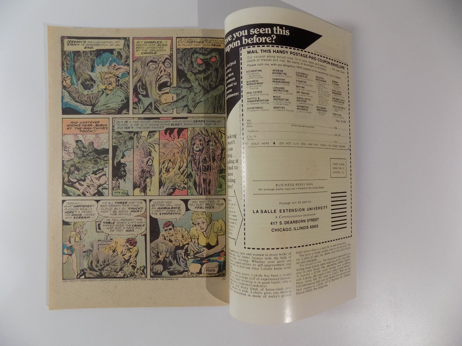 Man-Thing #15 Marvel Comic March 1975 Near Mint-