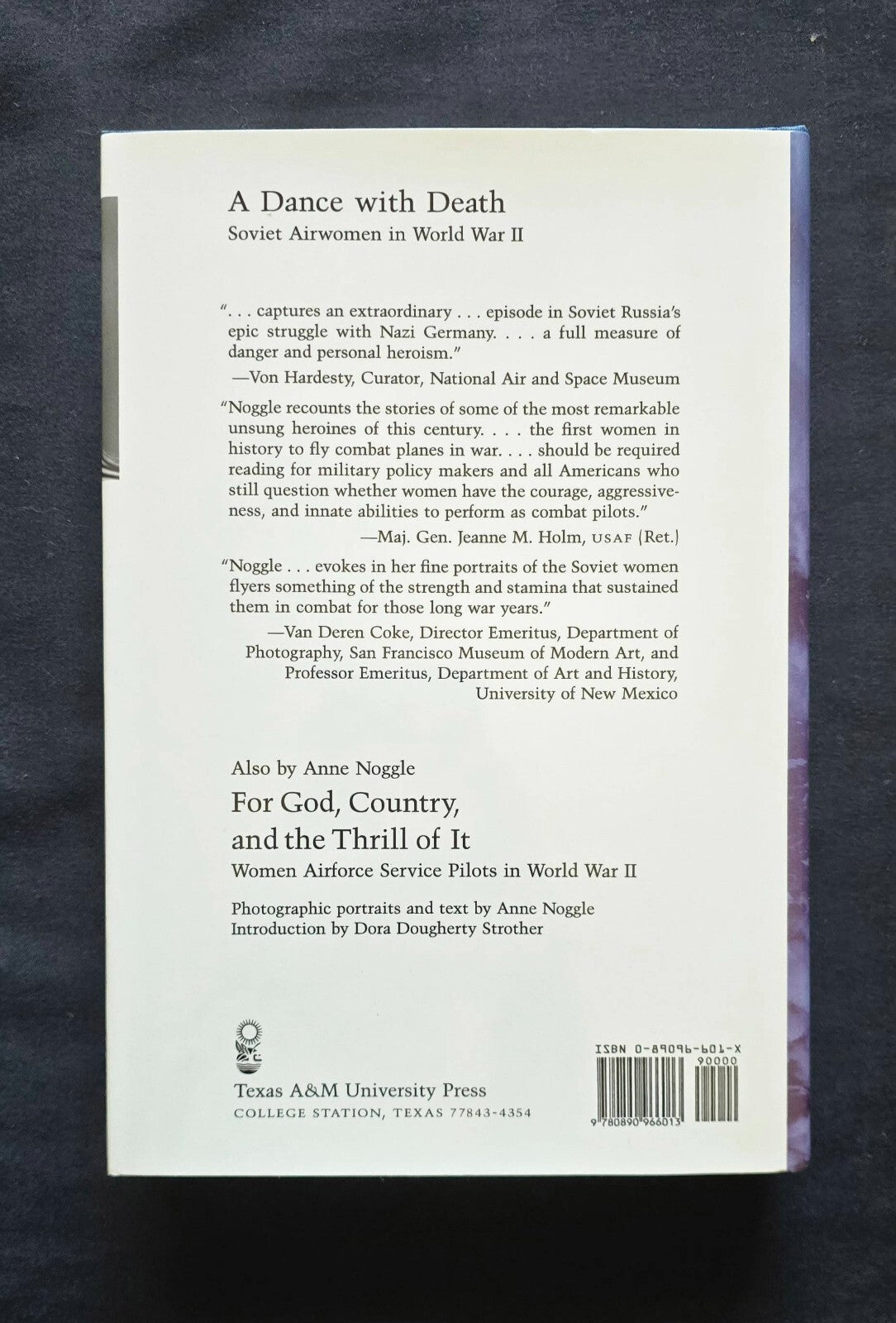 Dance with Death Soviet Airwomen in World War 2 by Anne Noggle (1st Ed 1994) JD