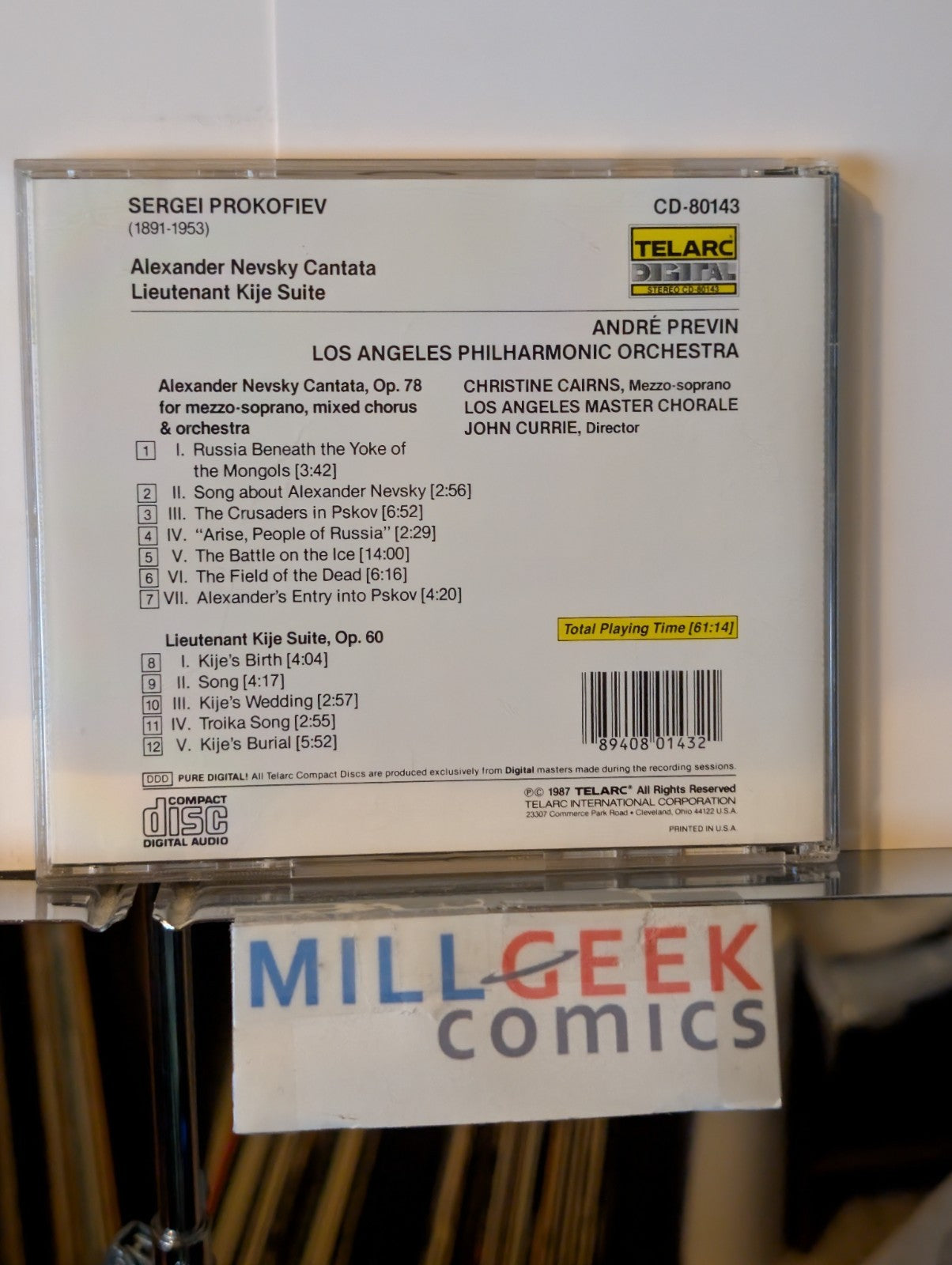 Baroque Treasuries Trumpet Concerto / Prokofiev Alexander Nevsky, 2 CD lot -JD