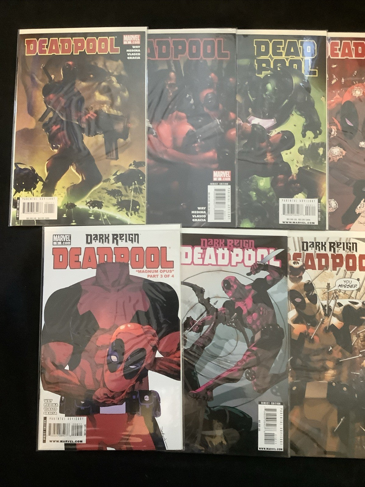 Deadpool #1-15 Comic Lot, Marvel Comics, Daniel Way/Paco Medina, 2008