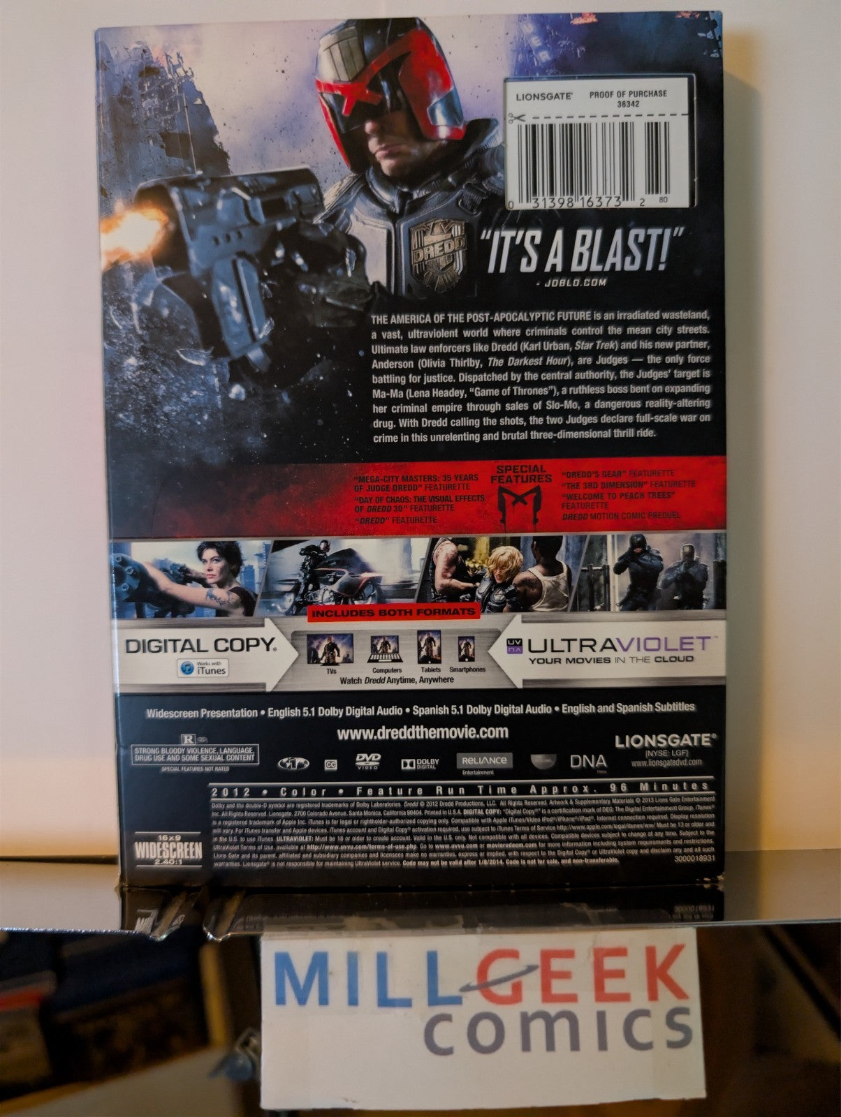 The Punisher / Dredd / Jonah Hex, 3 Action Movie Set (DVD) -JD