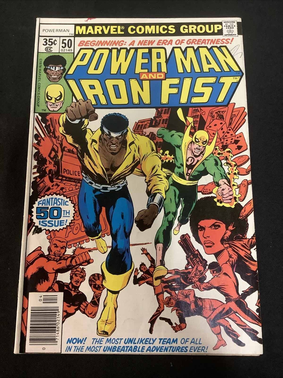 Power Man #50 (Marvel Comics April 1978) F/VF (7.0) John Byrne/Chris Claremont