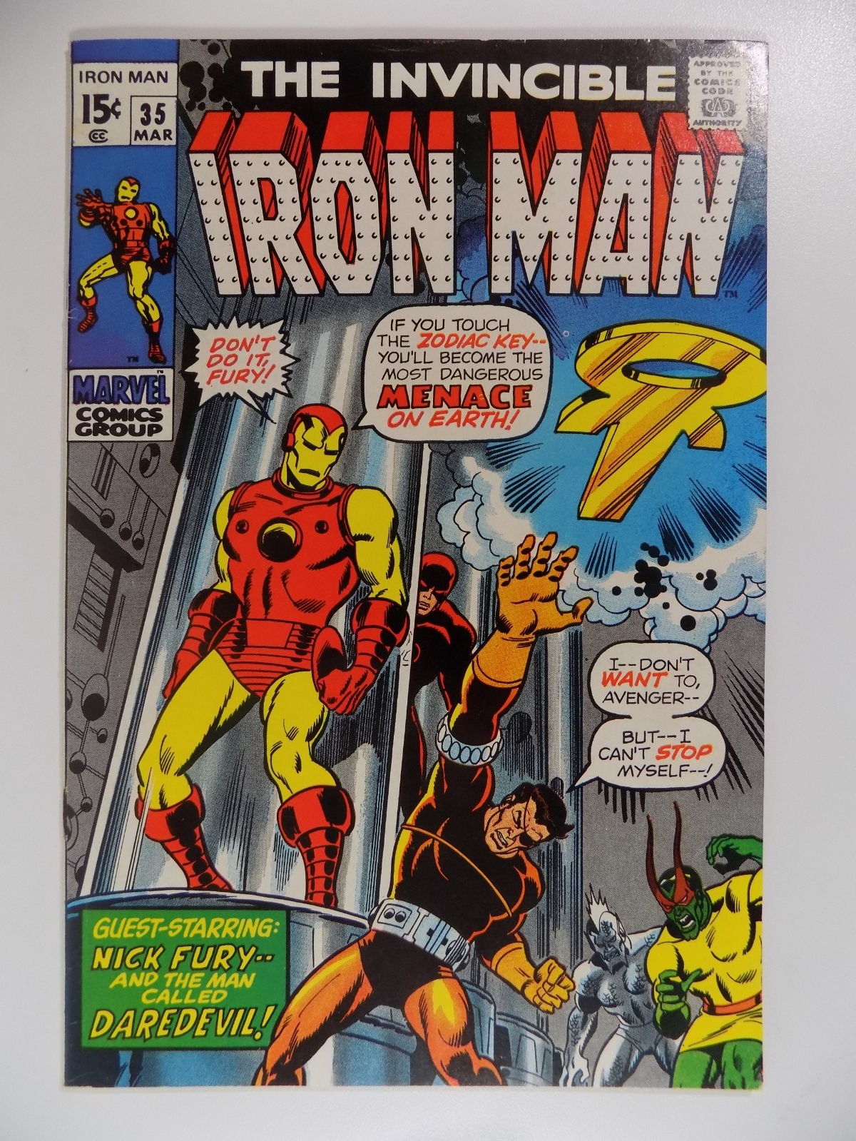 Iron Man #35 Marvel Comic March 1971 Very Fine