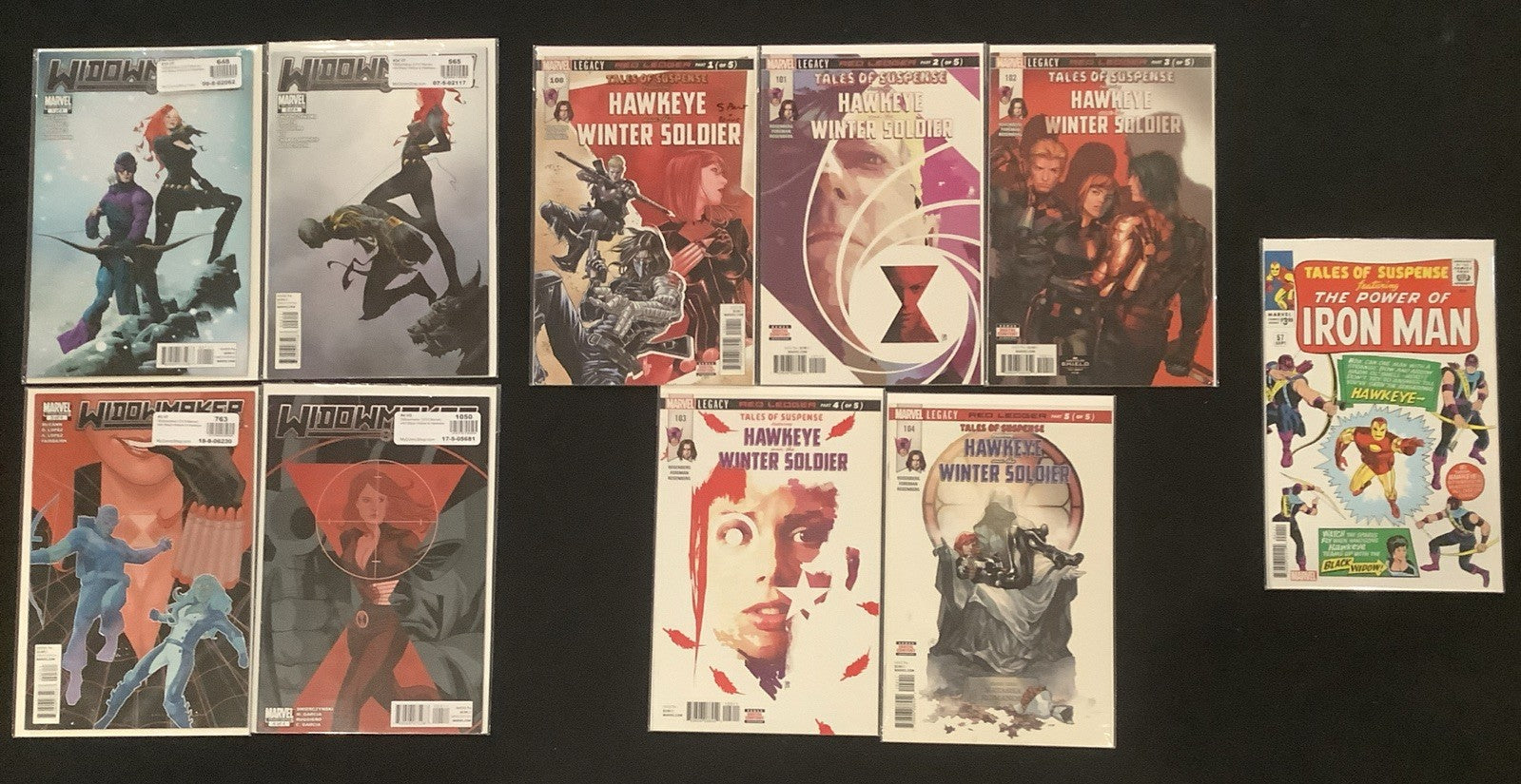 Hawkeye/Black Widow Bundle: See Photos And Description, 10 Comics Total, Marvel