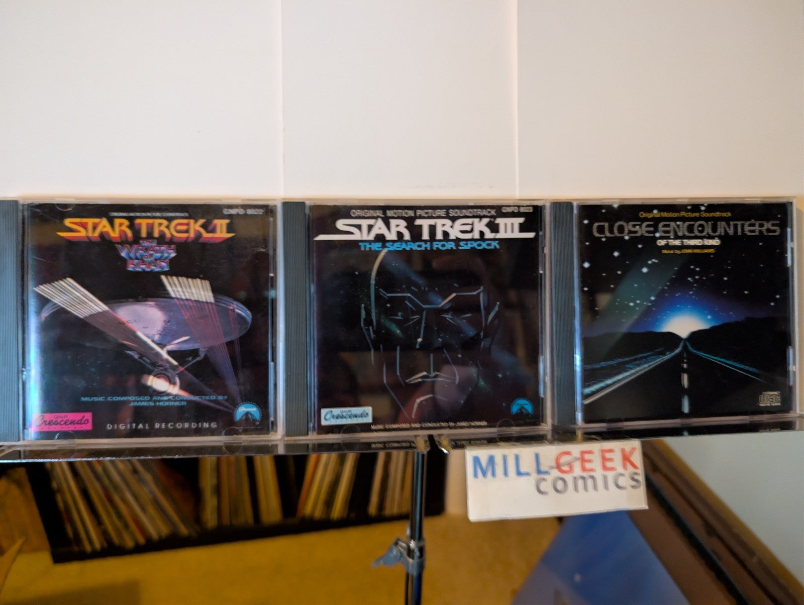 Sci-Fi Soundtrack 3 CD Lot (Star Trek II, Star Trek III, Close Encounters) -JD