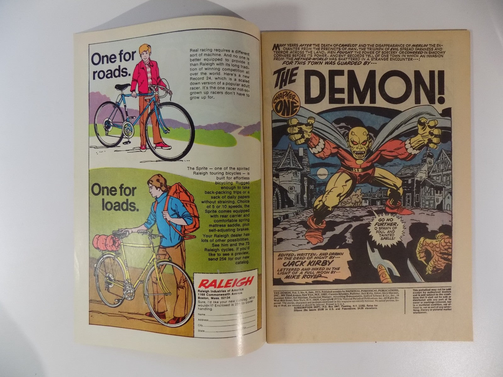 Demon #9 DC Comic June 1973 Very Fine/Near Mint