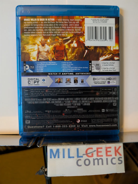 A Good Day To Die Hard, Bruce Willis (Blu-Ray) -JD