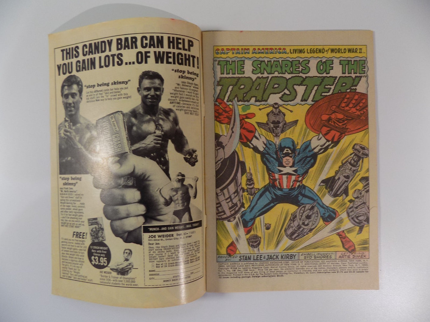 Captain America #108 Marvel Comic December 1968 Fine