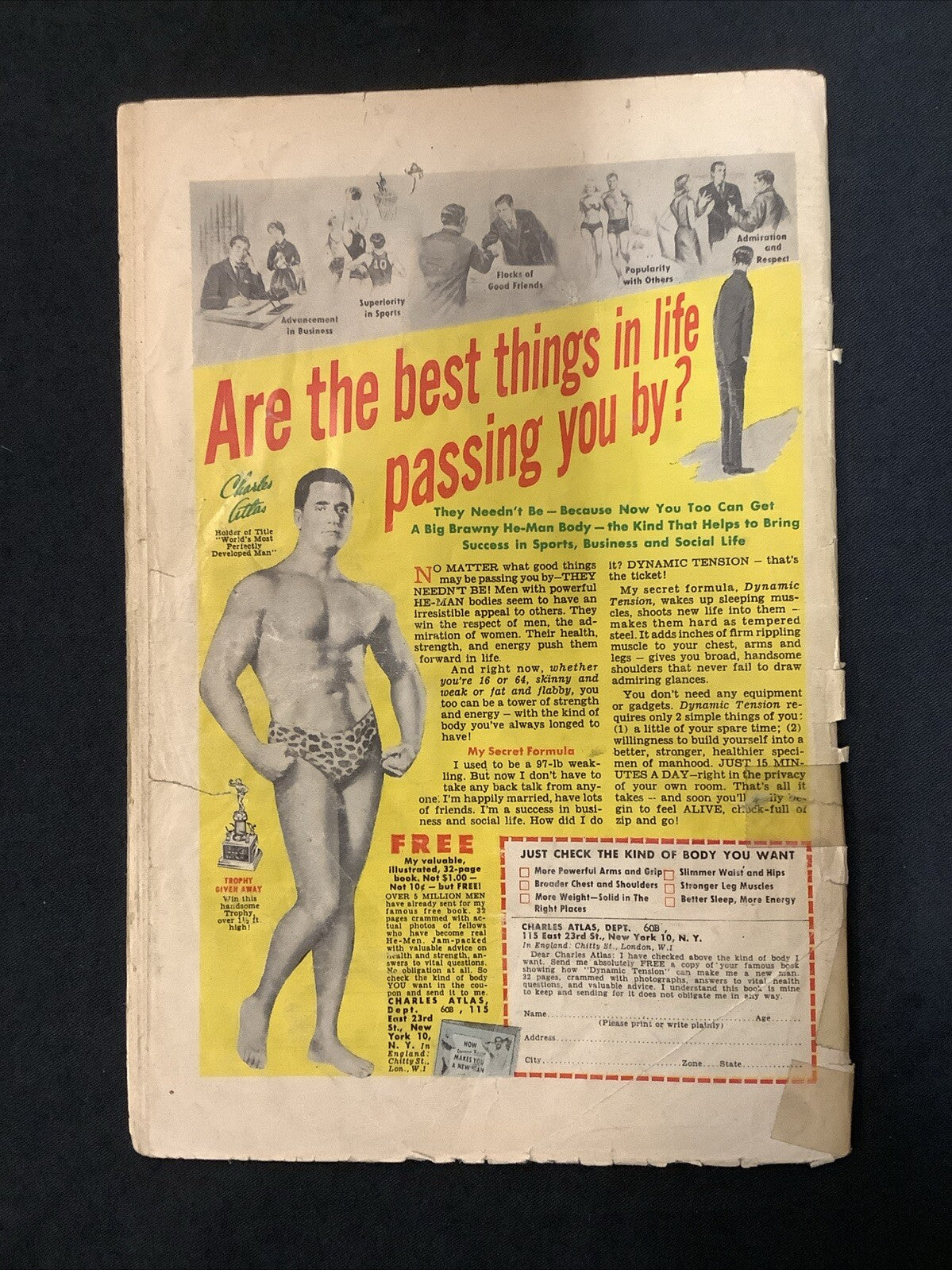 Journey into Mystery #65 (1961) 2.0 (G) Staple Rust, Inner Wrap Detached, Tape