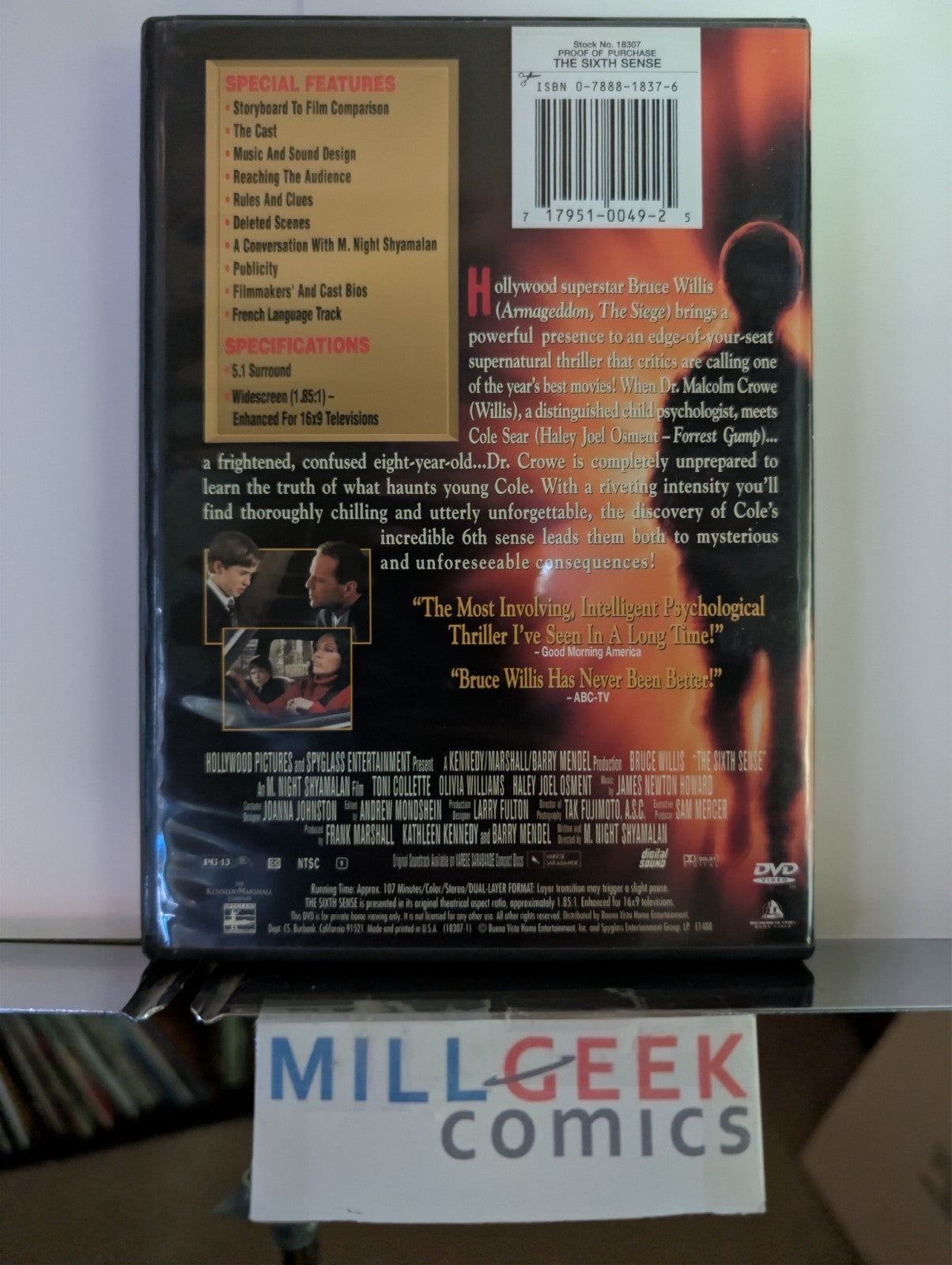 The Sixth Sense / Signs / Unbreakable, M. Night Shyamalan (DVD) -JD