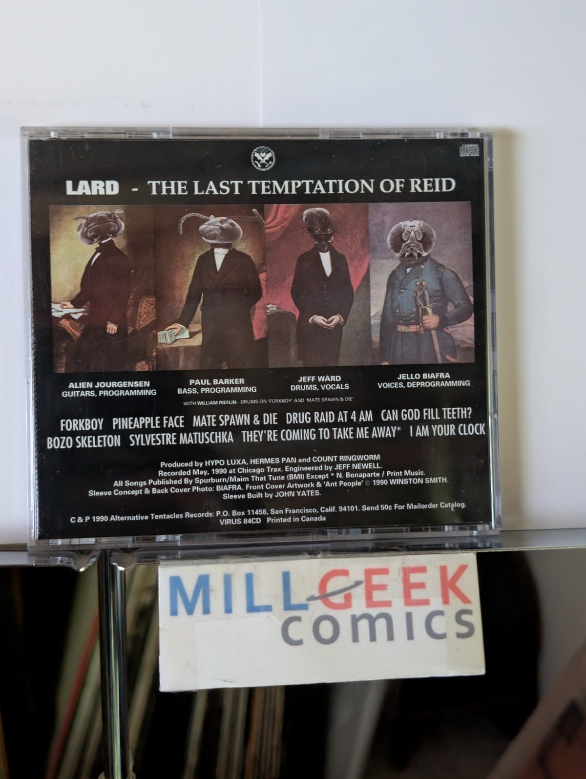 Lard - The Last Temptation of Reid (CD) Alternative Tentacles Jello Biafra -JD