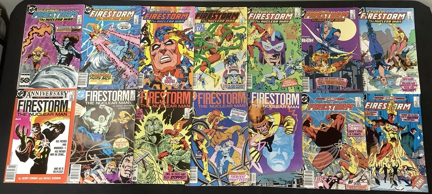 Fury Of Firestorm #1-67 + Annual #1-4 + Blue Devil #23 Complete Comic Set, 1987