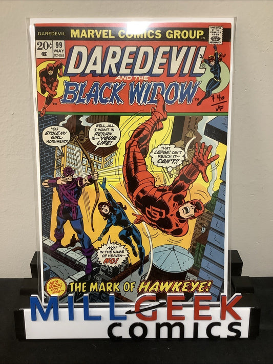 Daredevil #99 (Marvel Comics May 1973) VF (8.0) Daredevil Vs Hawkeye