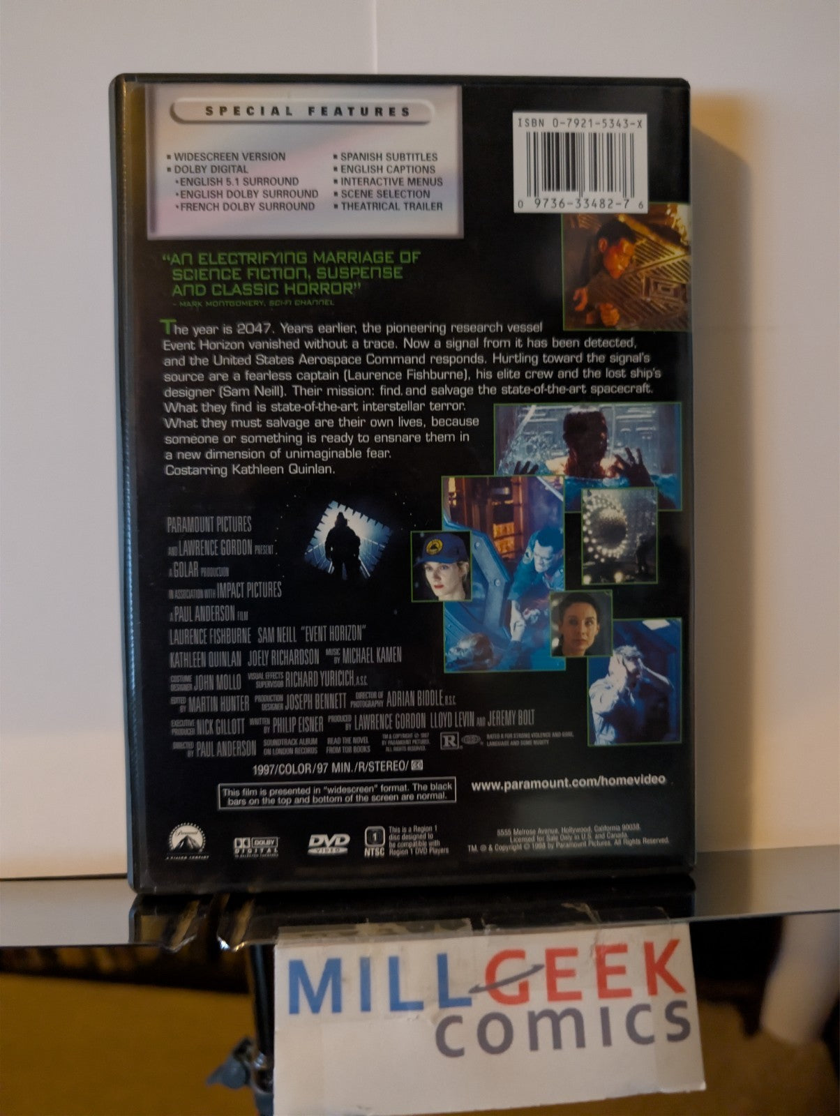 Star Trek / Event Horizon, 2 Movie Set (DVD) Like New -JD