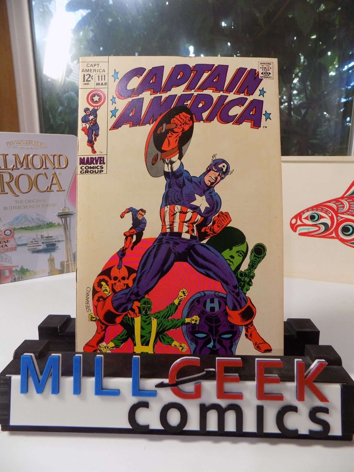 Captain America #111 Marvel Comic Steranko March 1969 Very Fine+