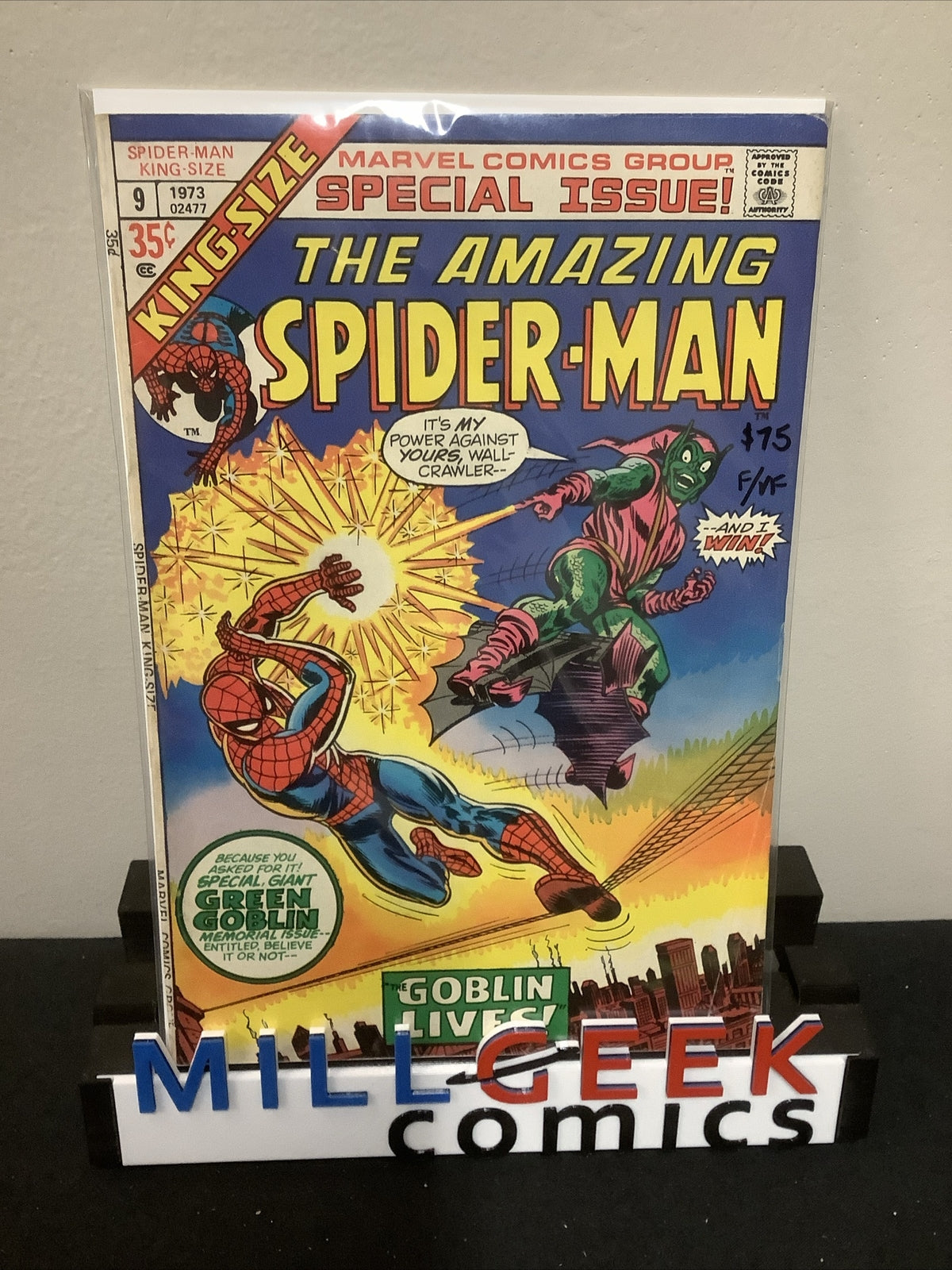 Amazing Spider-Man King-Size #9 (1973) F/VF (7.0) Stan Lee/John Romita Sr.