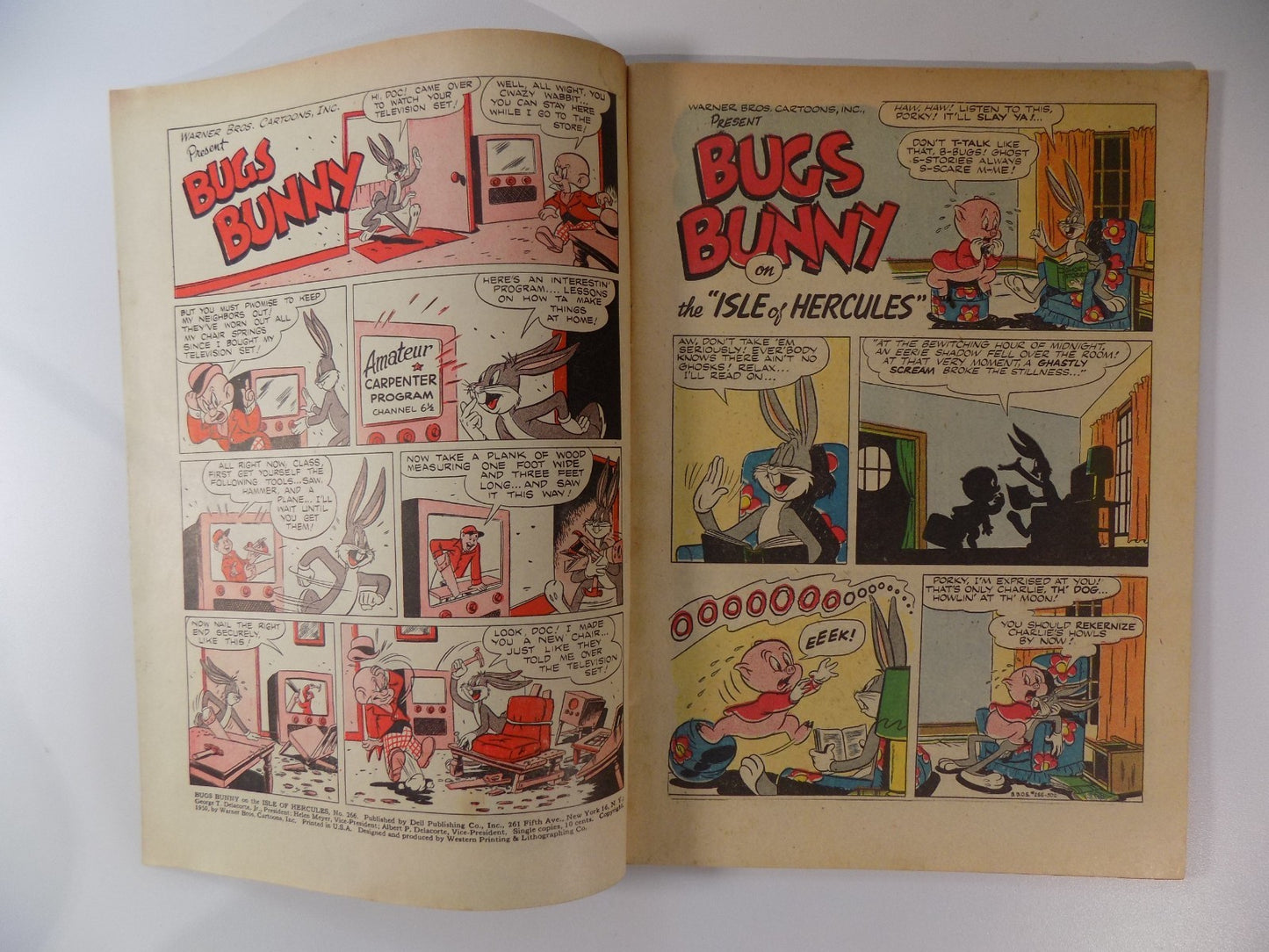 Four-Color #266 Bugs Bunny February Dell Comic 1950 Fine