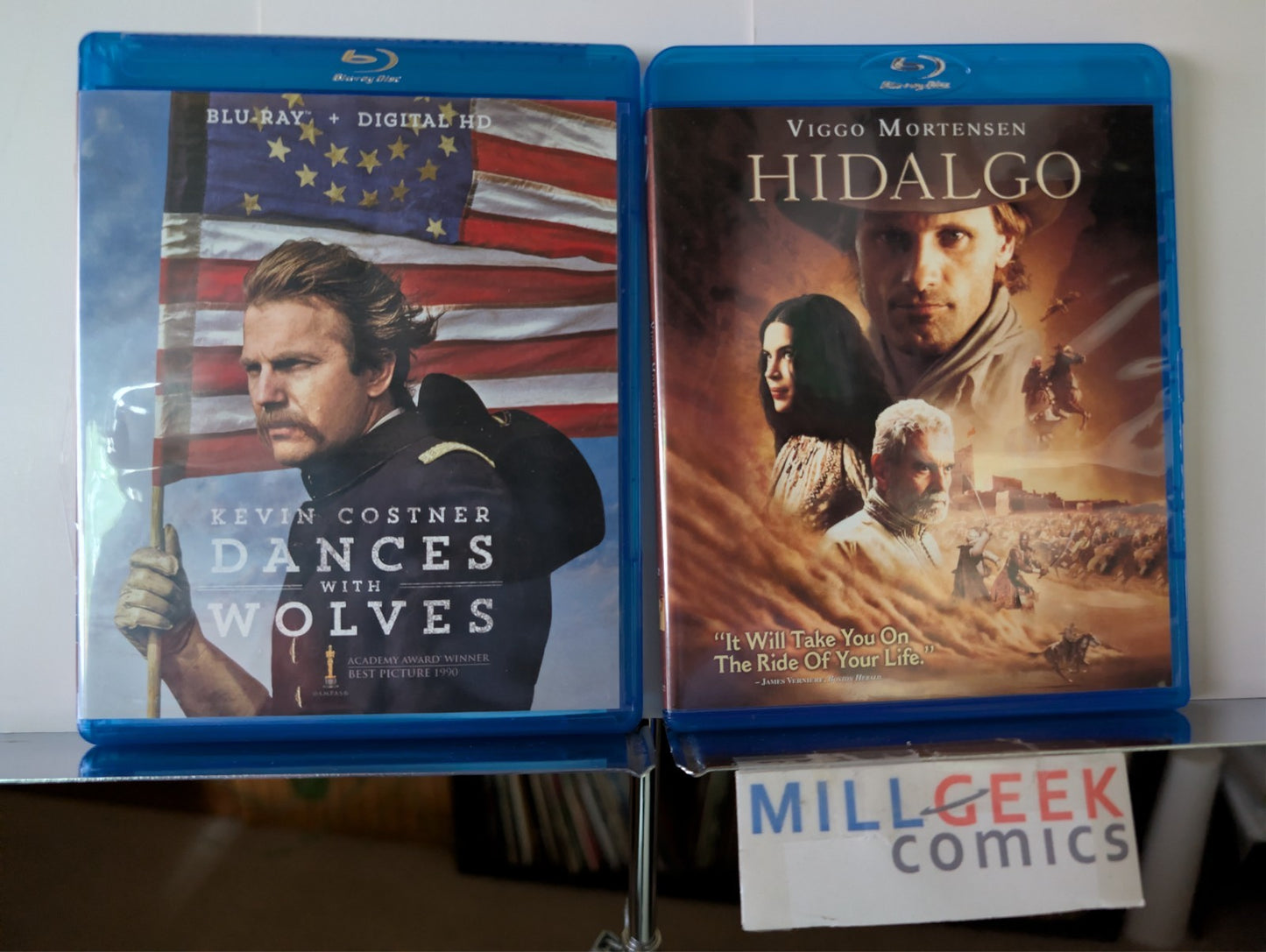 Dances with Wolves / Hidalgo, 2 Western Movies Set (Blu-Ray) -JD