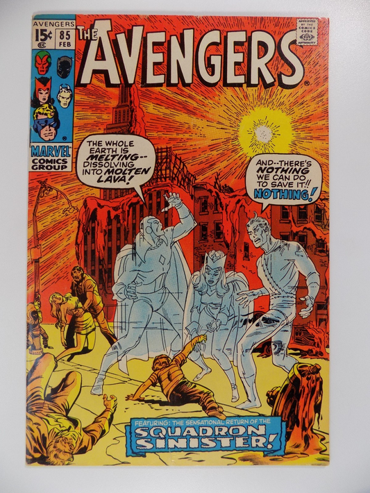 Avengers #85 Marvel Comic February 1971 Very Fine