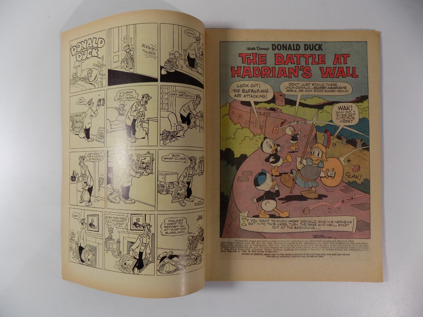 Walt Disney's Donald Duck #107 Gold Key Comic July 1966 Very Fine-