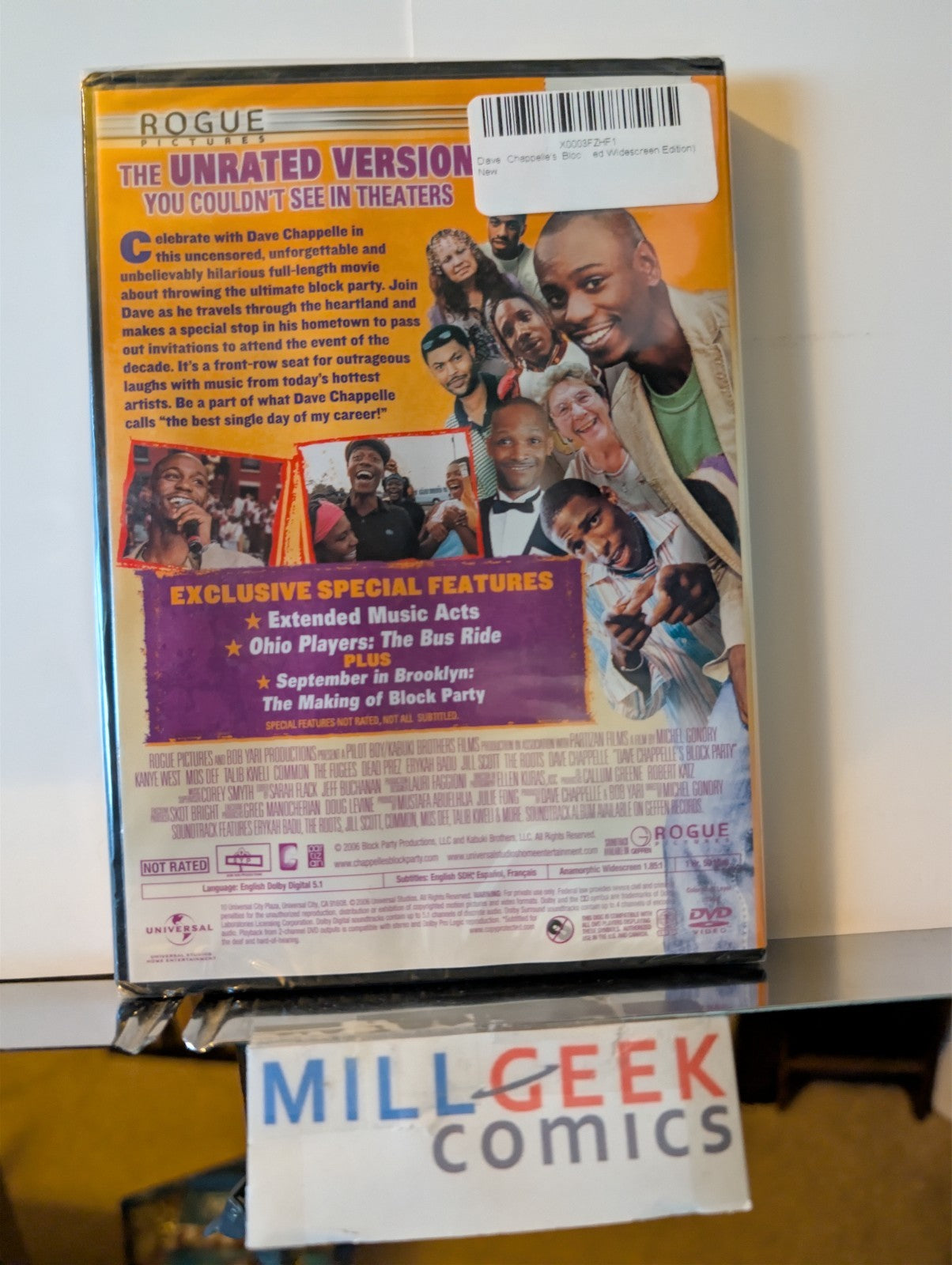 Chappelle's Show Season 1 & 2 / Dave Chappelle's Block Party (DVD) Brand New -JD