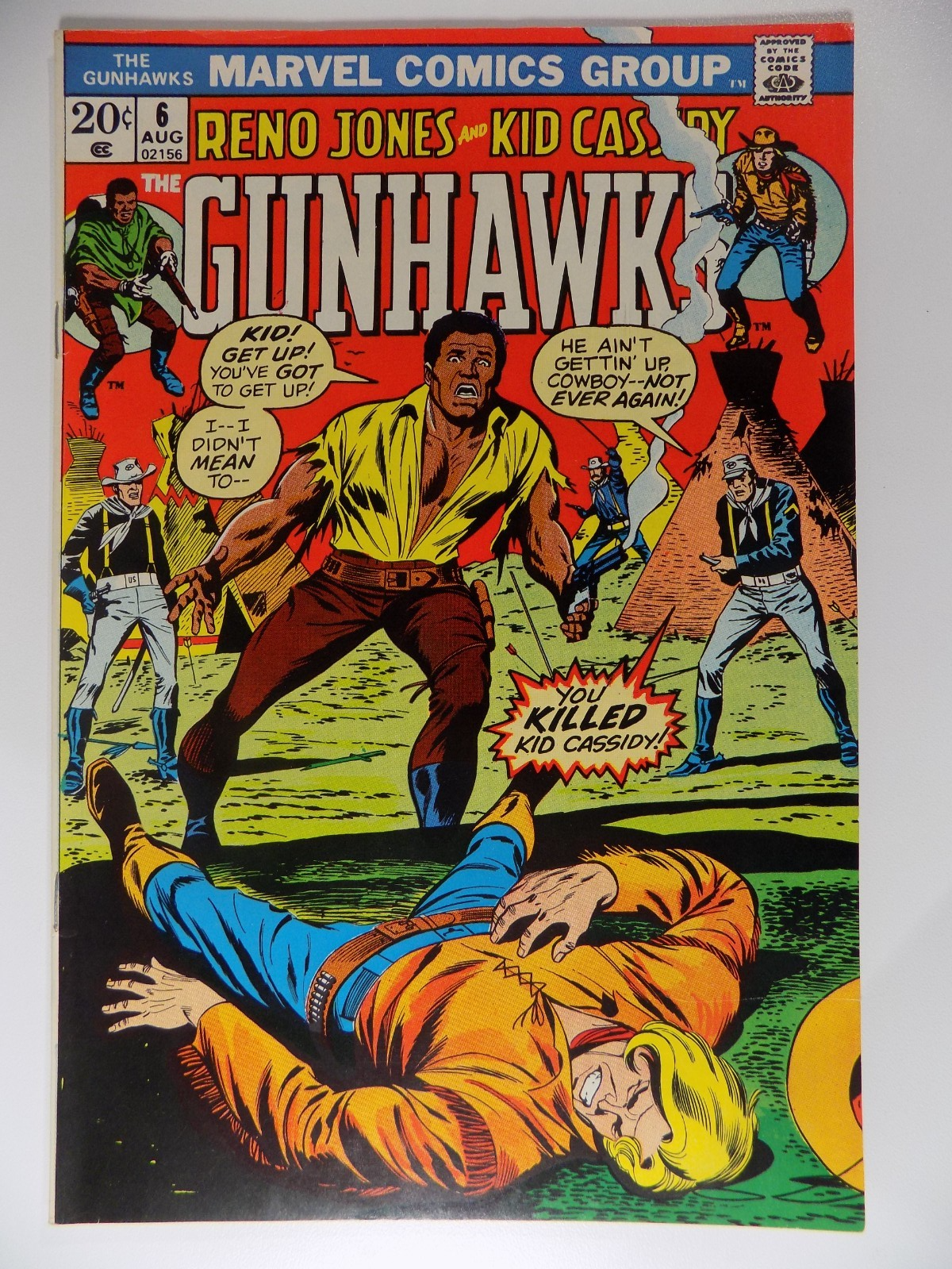 Gunhawks #1-7 Marvel Comics 1972-73