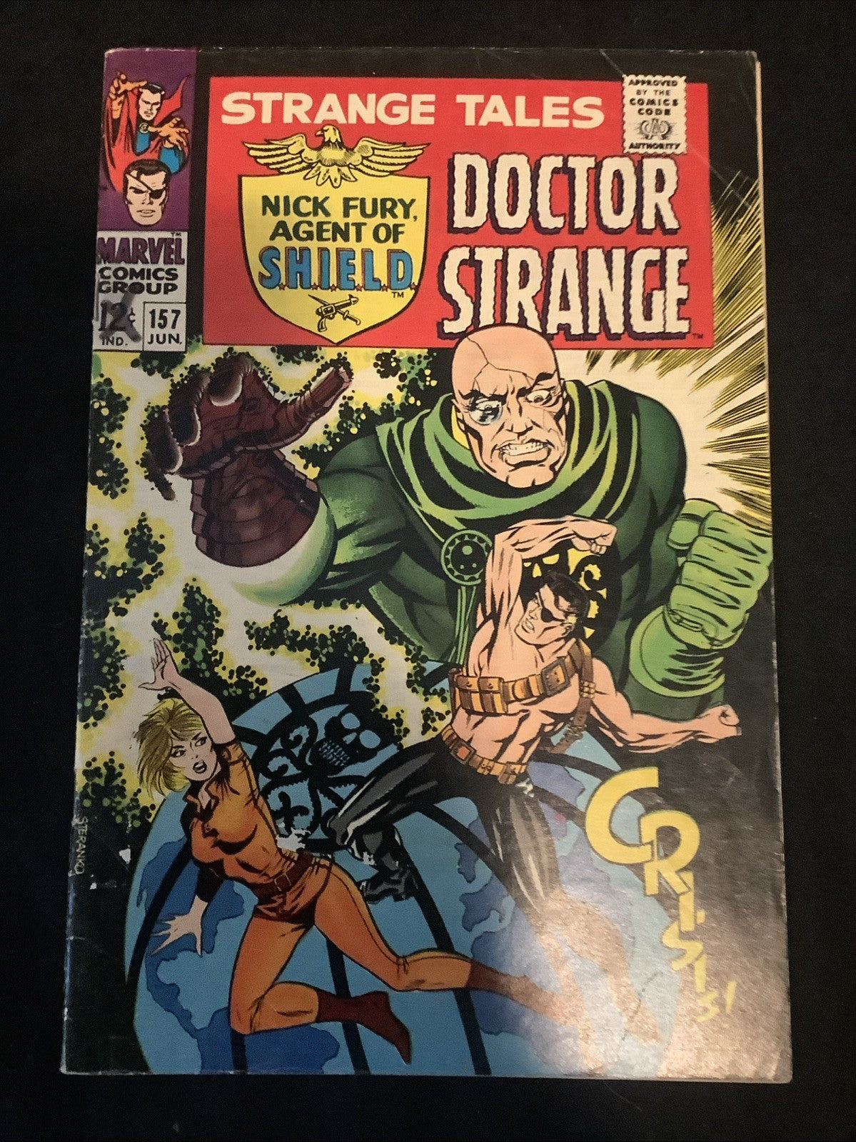 Strange Tales #157 (Marvel Comics June 1967) Fine (6.0) 1st App Living Tribunal