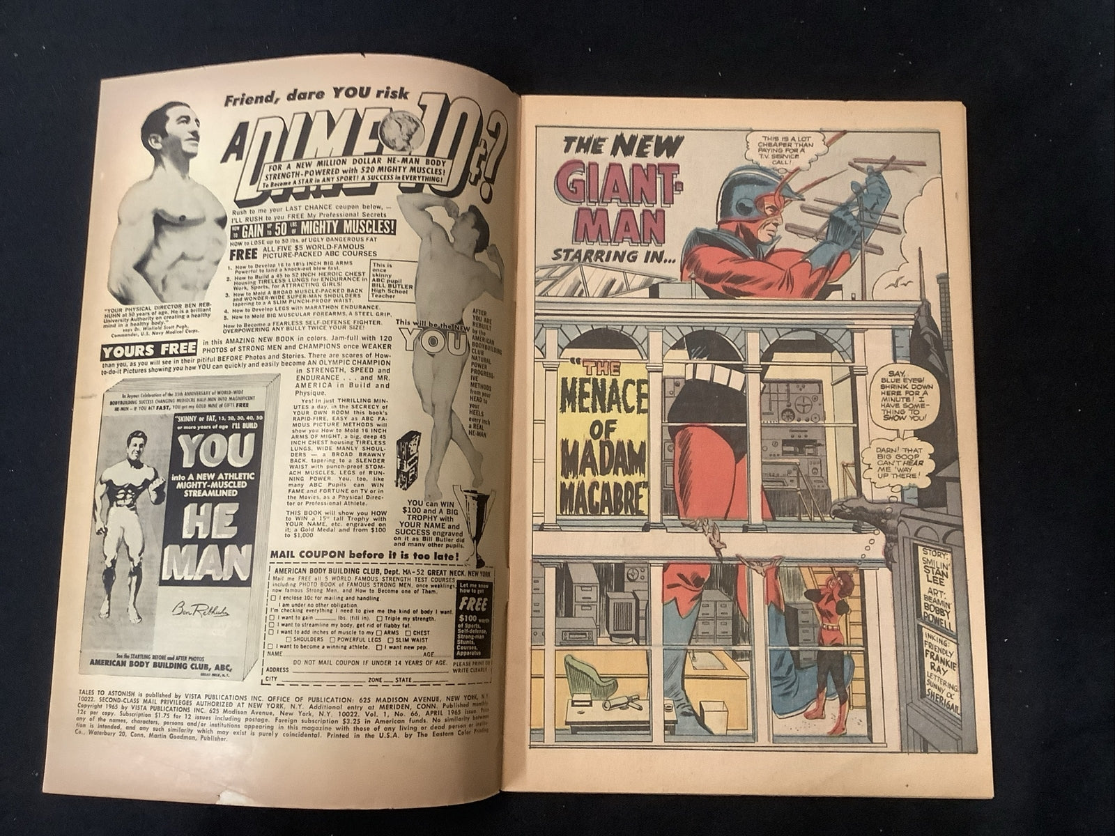 Tales to Astonish #66 (1965) F/VF (7.0) Jack Kirby/Stan Lee, 1st Madame Macabre