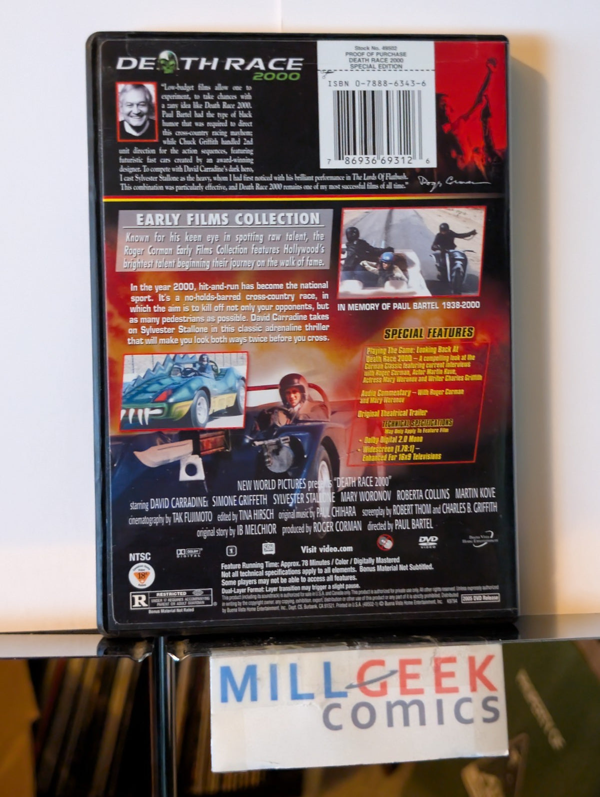 Death Race 2000 - Special Edition, Sylvester Stallone (DVD) -JD