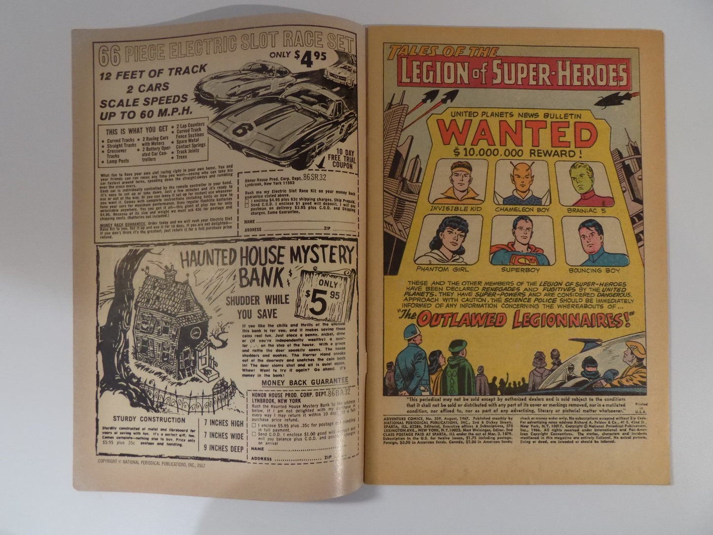 Adventure Comics #359 DC Comics Fine- August 1967