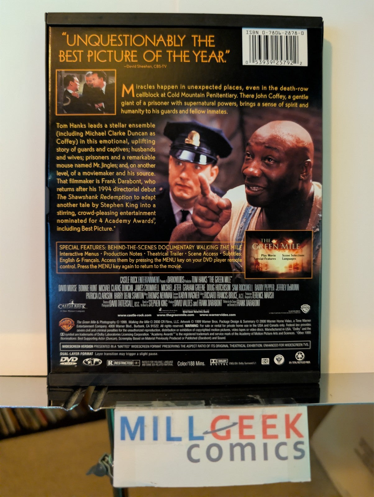 Green Mile / Bottle Shock / 7 Years in Tibet / League of Extraordinary (DVD) -JD