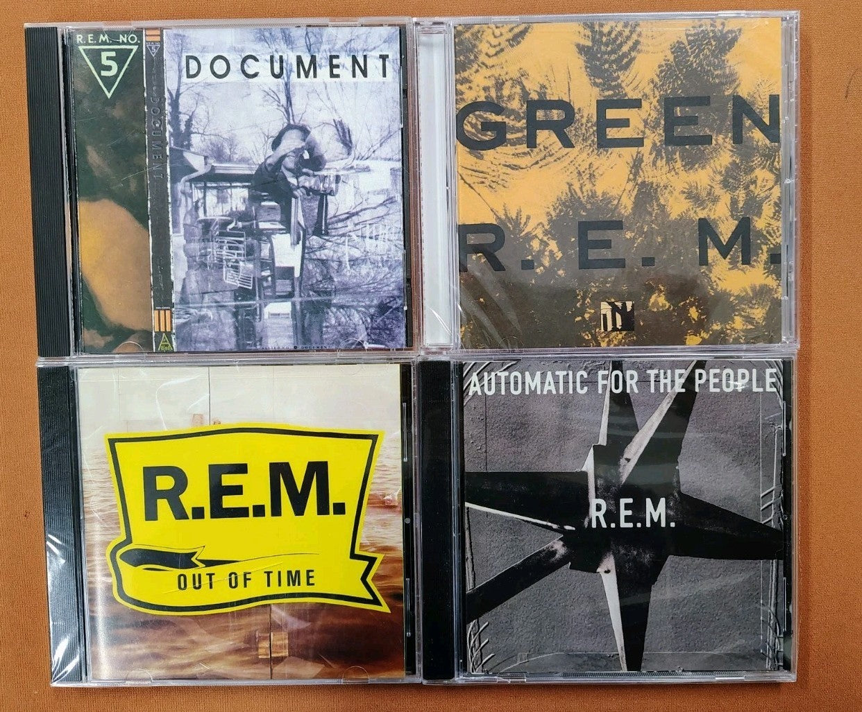 R.E.M. 4 CD Lot, New (Green, Document, Out Of Time) JD