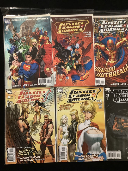 Justice League of America #1-30 + Wedding Special Comic Lot, Meltzer, Benes