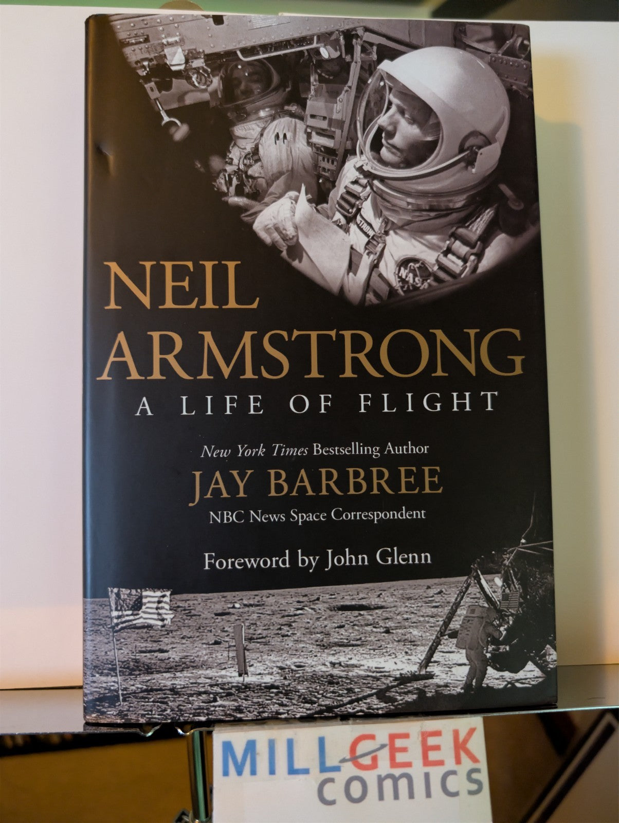 Neil Armstrong: A Life of Flight, Jay Barbree, HC with Jacket, 1st Edition -JD