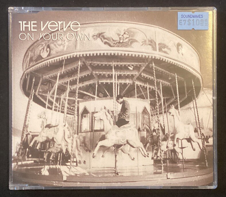 THE VERVE On Your Own (CD single, UK Import, 3 Unreleased Singles, Like New) -JD