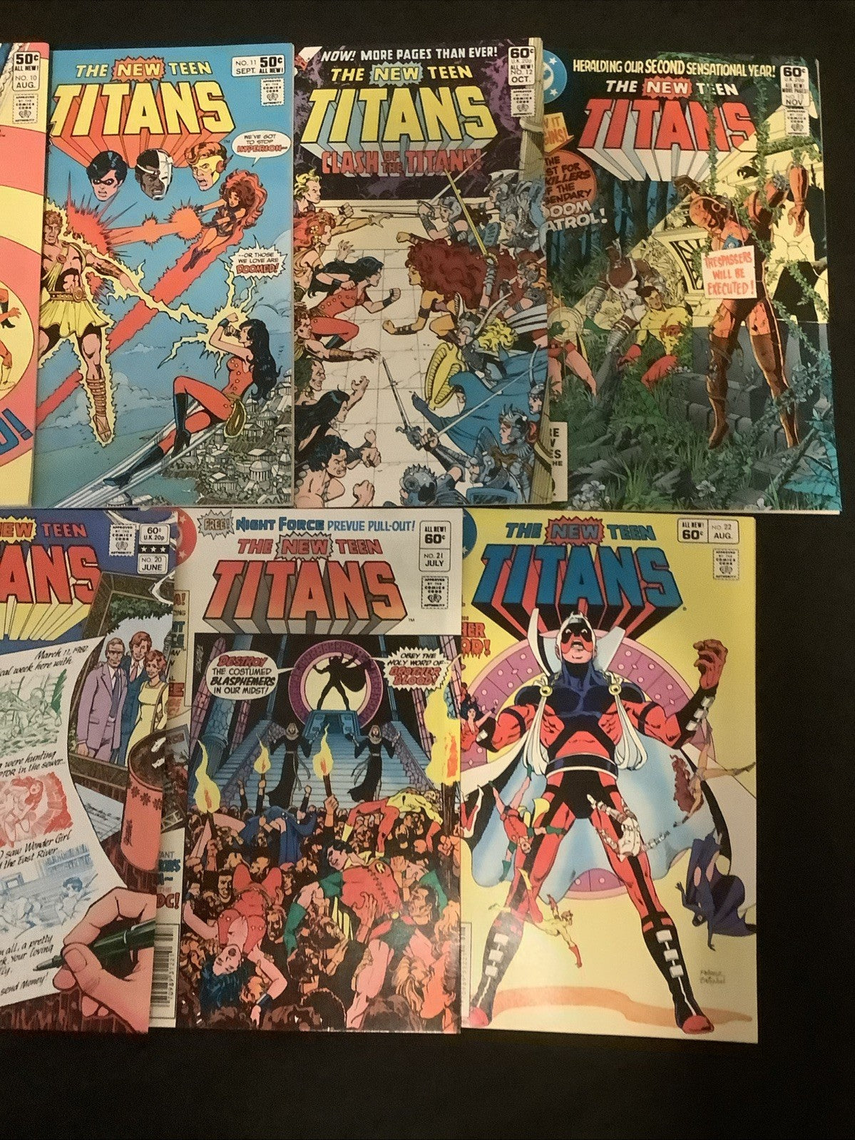 New Teen Titans #4-58 + Annuals #1-3 (MISSING #44) Comic Lot, Wolfman/Perez, DC