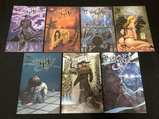 The Gift #1-7 Comic Lot, Overcast Comics, First Published Tyler Kirkham Artwork