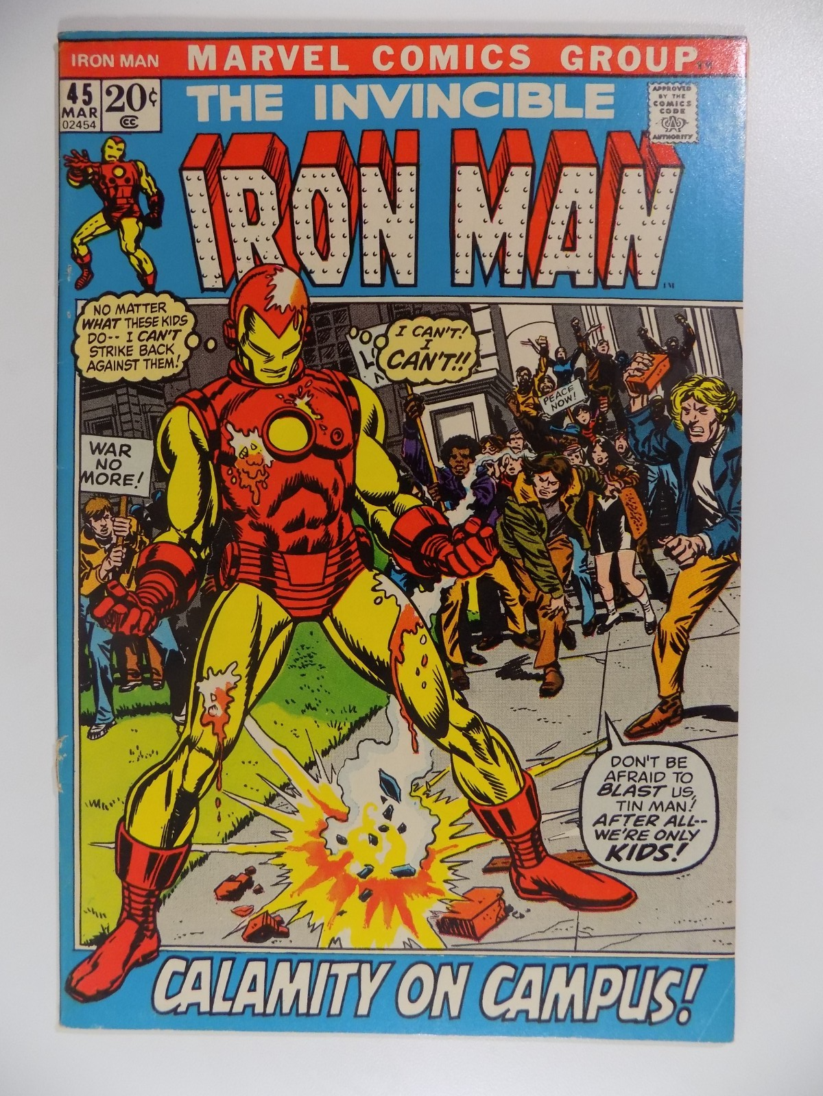 Iron Man #45 Marvel Comic March 1972 Fine/Very Fine