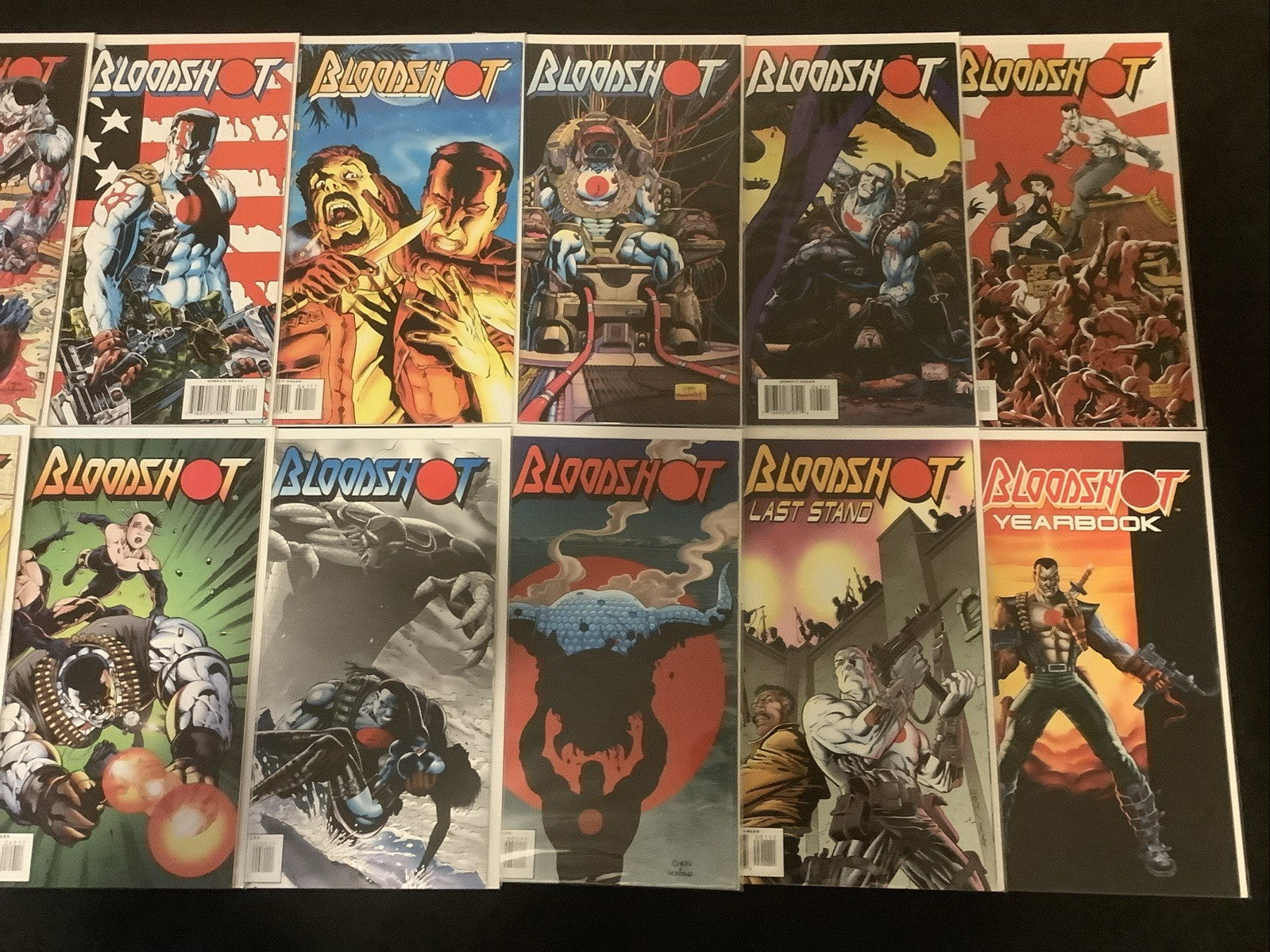 Bloodshot #0-51 + Yearbook + Last Stand Complete Comic Set, Valiant, 1993
